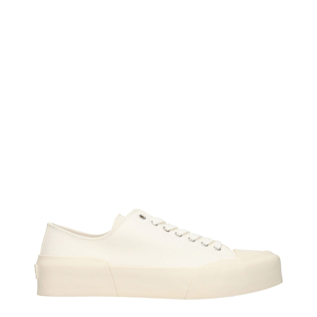 Beige Sneaker aus Stoff