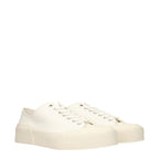 Beige Sneaker aus Stoff