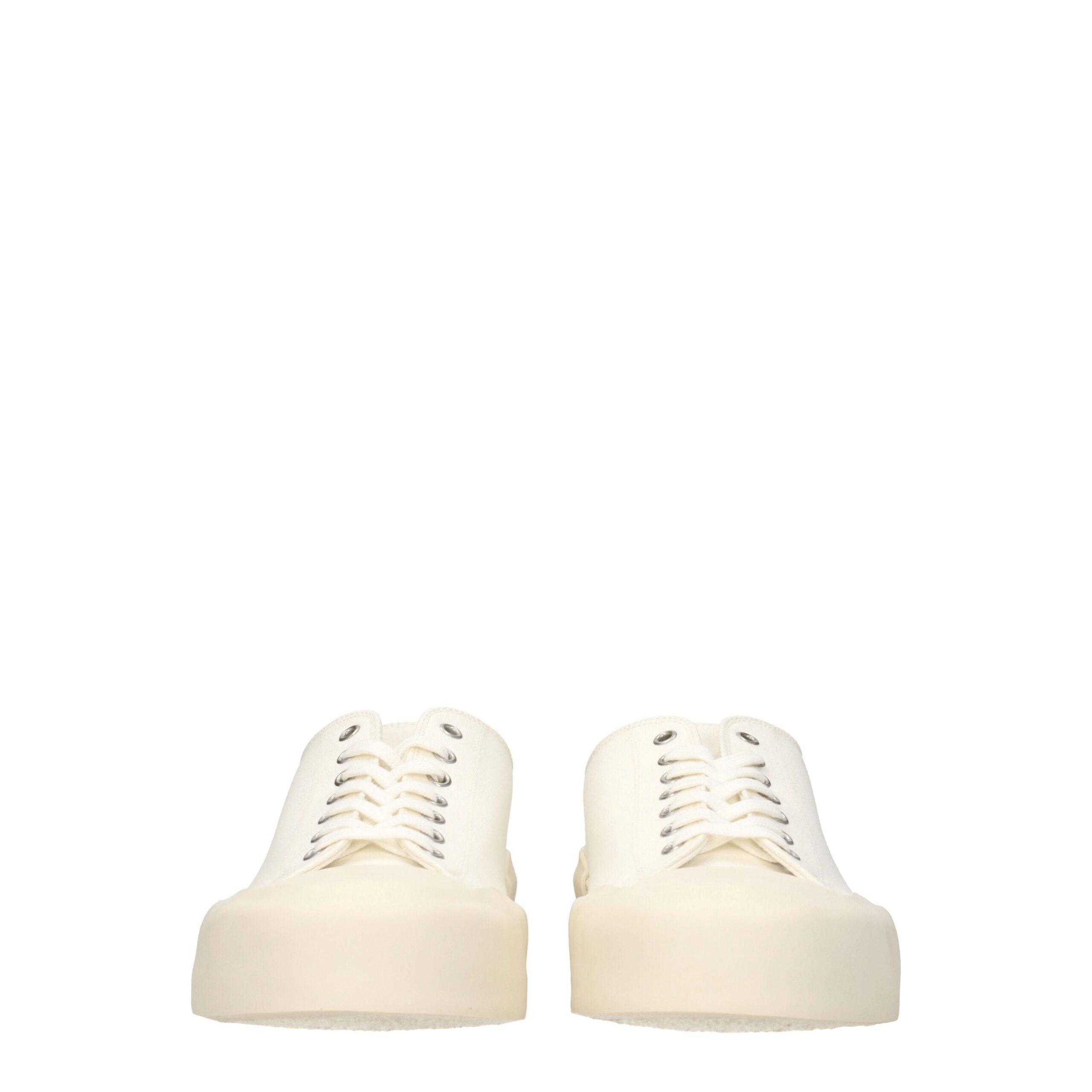 Beige Sneaker aus Stoff