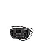 Black Leather Crossbody Bag