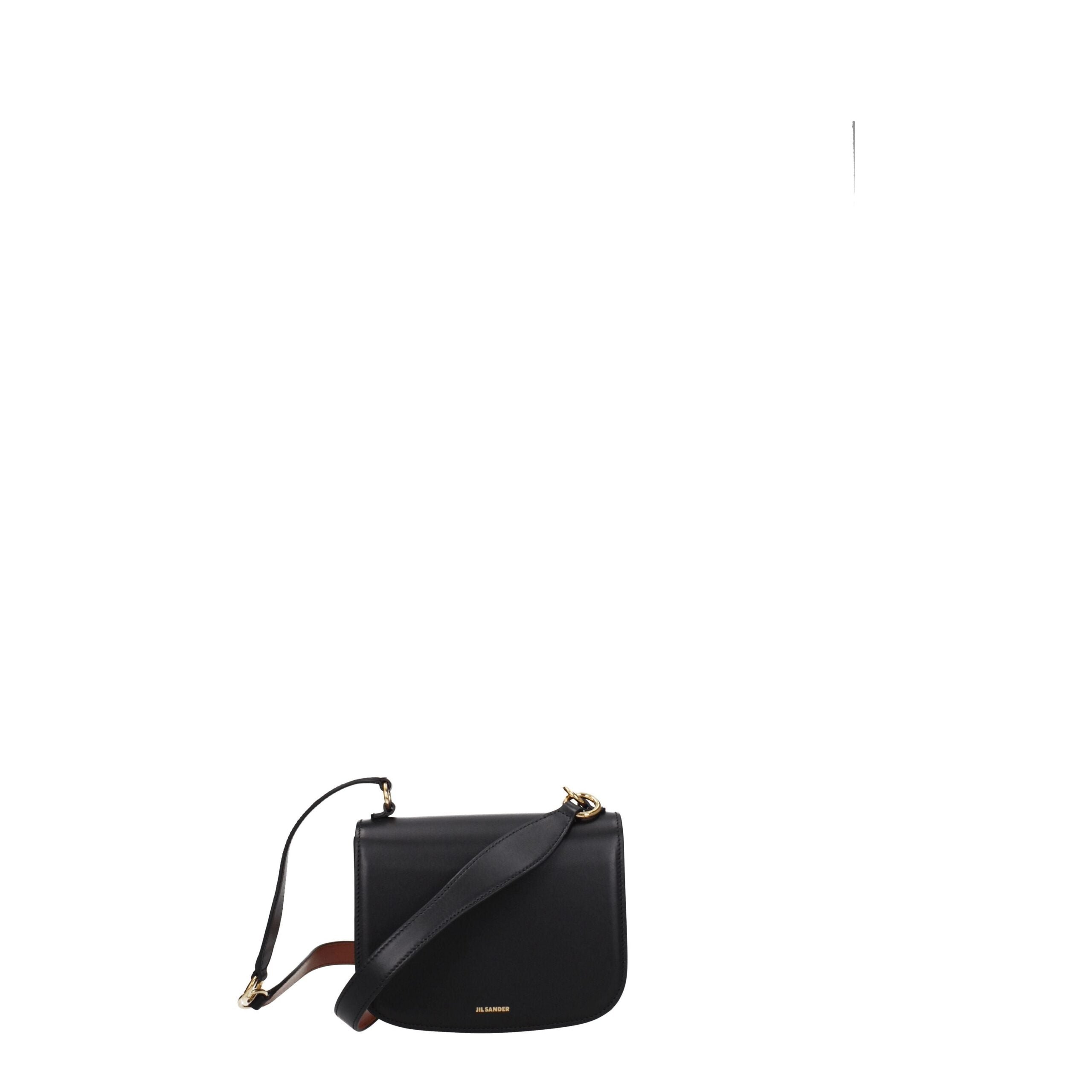 Borsa a mano in pelle nera