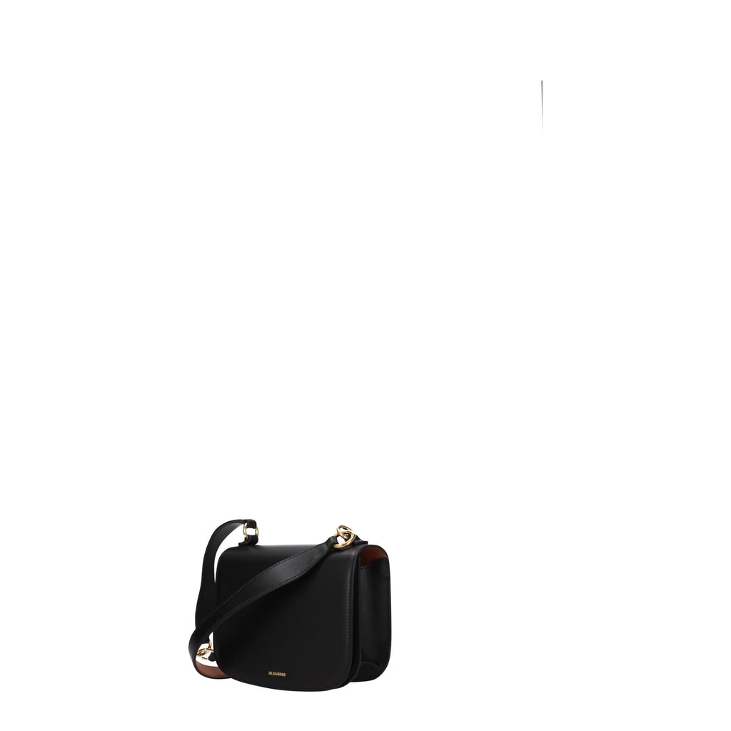 Borsa a mano in pelle nera
