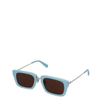 Hellblaue Sonnenbrille aus Azetat