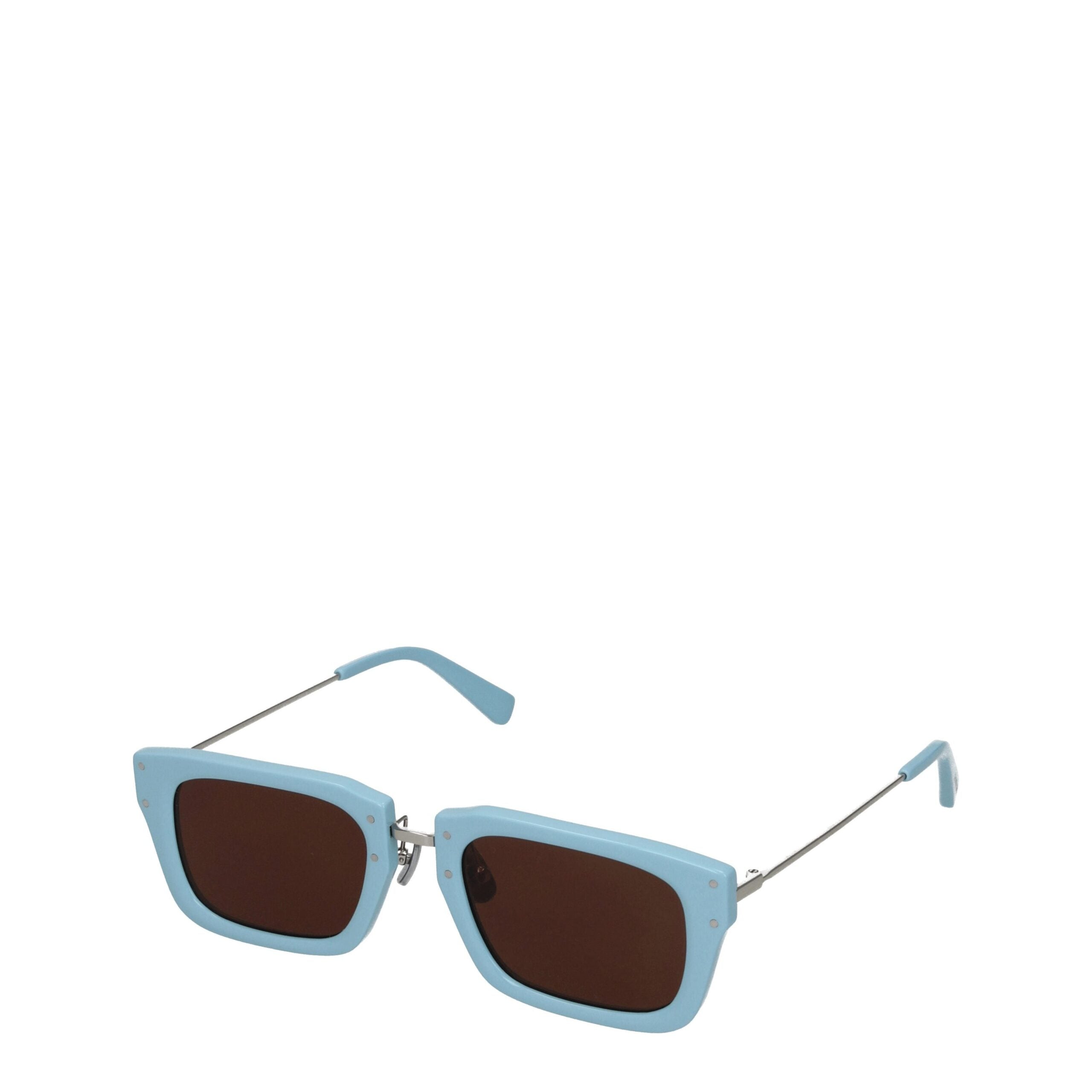 Hellblaue Sonnenbrille aus Azetat