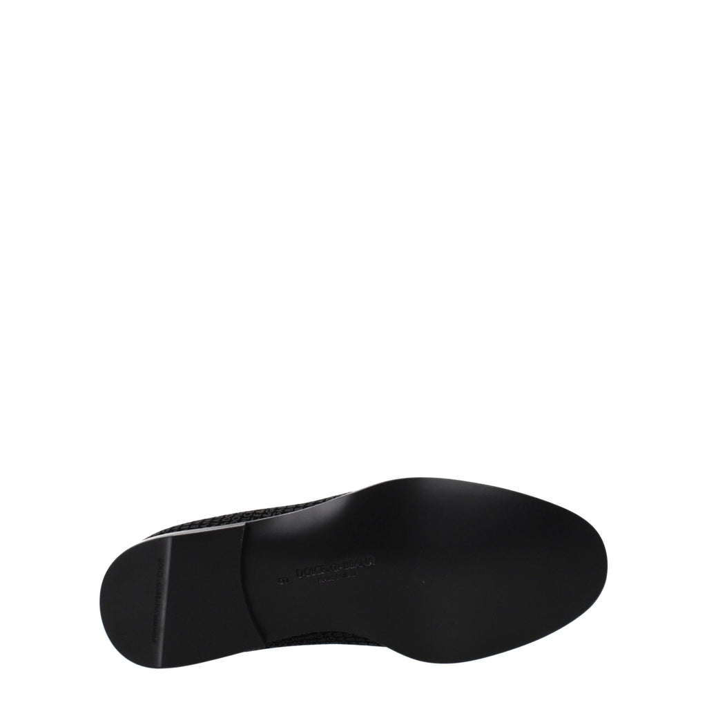 Schwarze Samt-Slipper