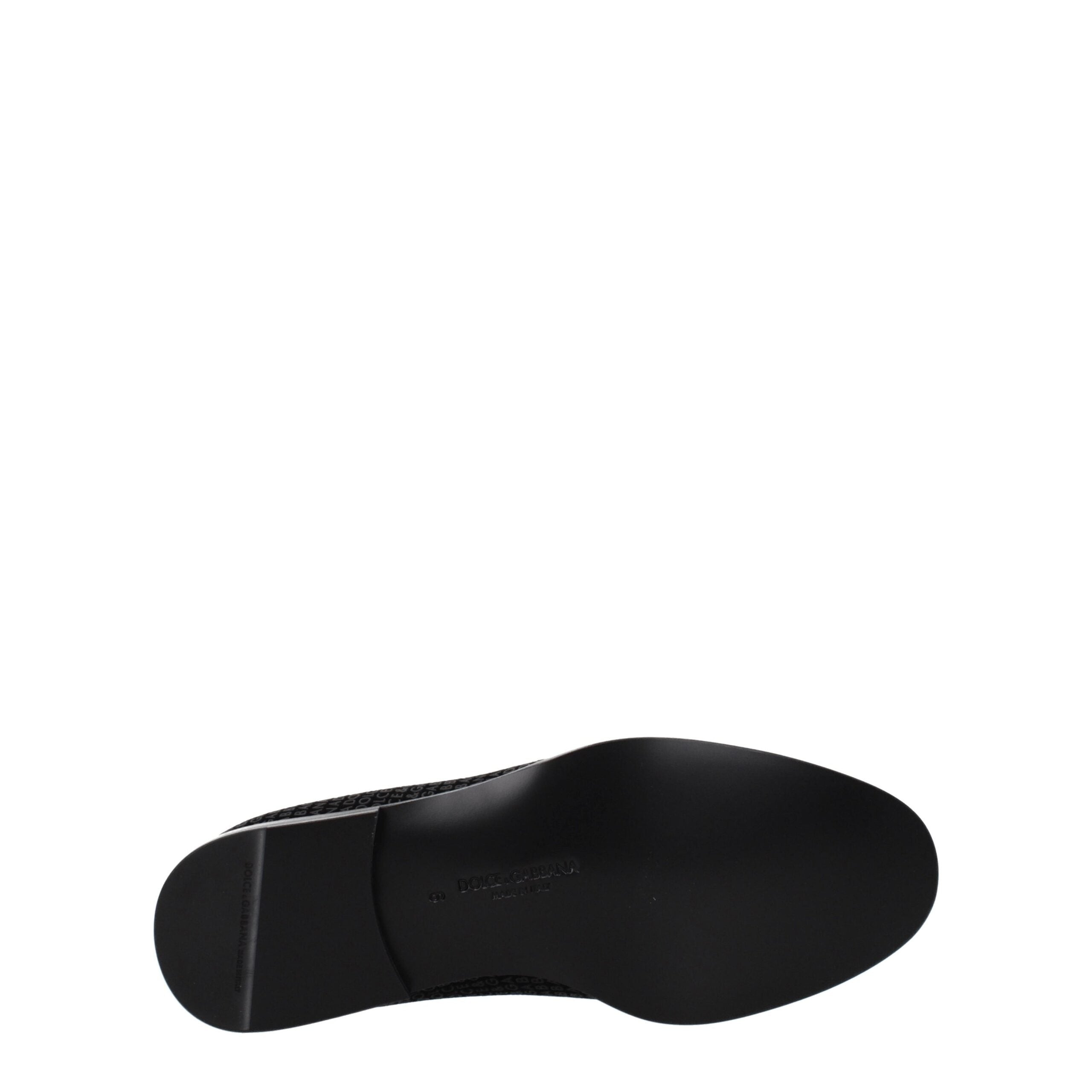 Mocassini slip-on in velluto nero