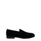 Schwarze Slipper aus Samt