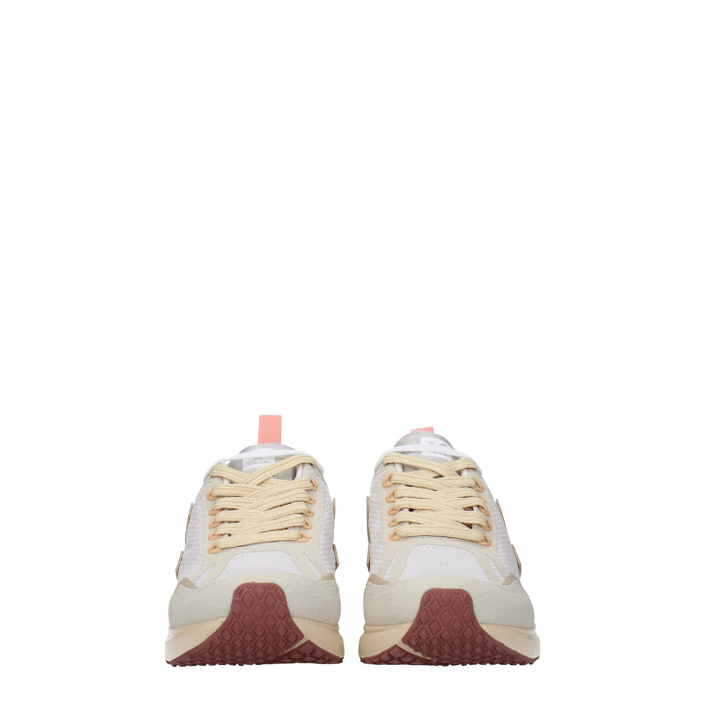 Beige Stoff-Sportschuhe
