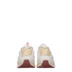 Beige Stoff-Sportschuhe