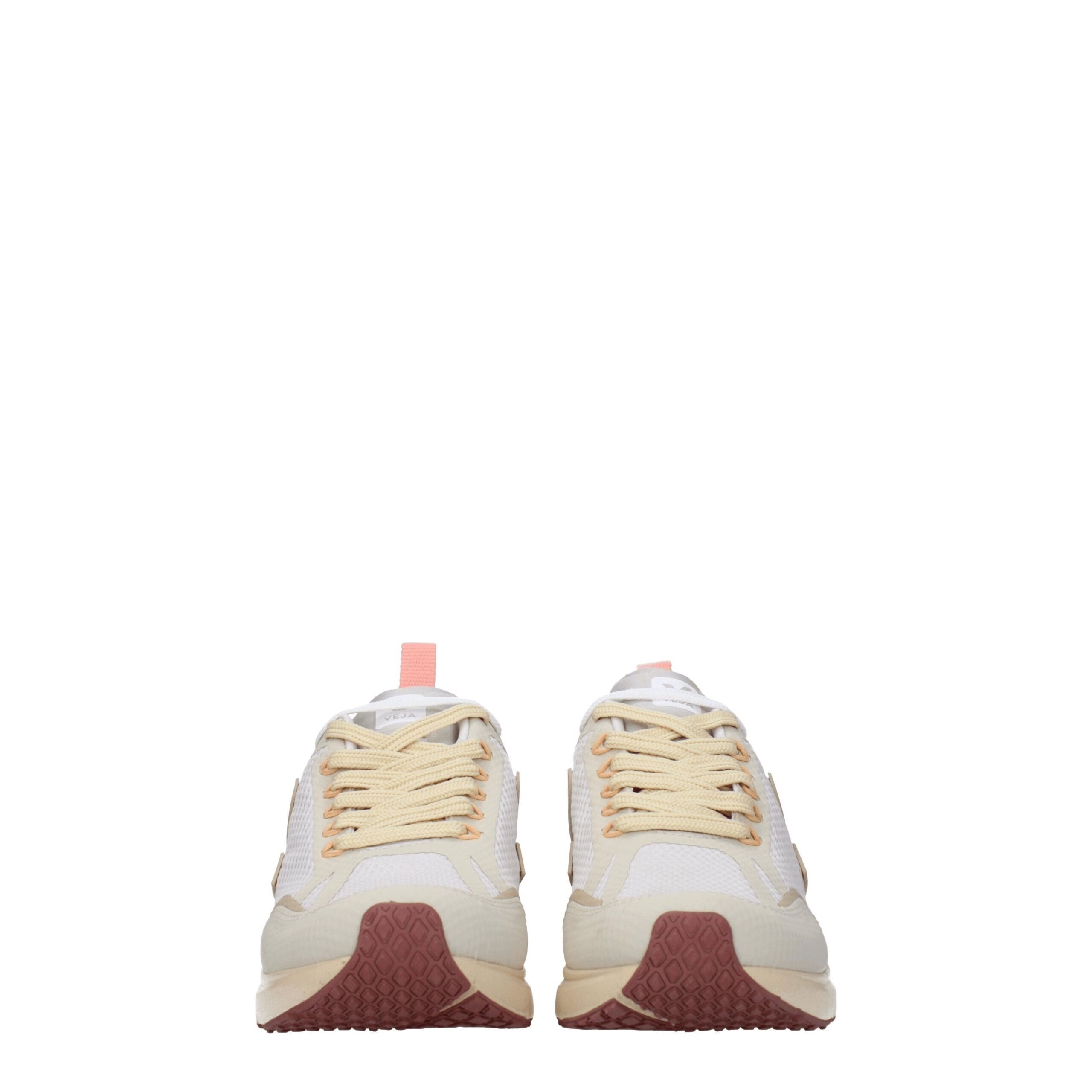 Beige Stoff-Sportschuhe