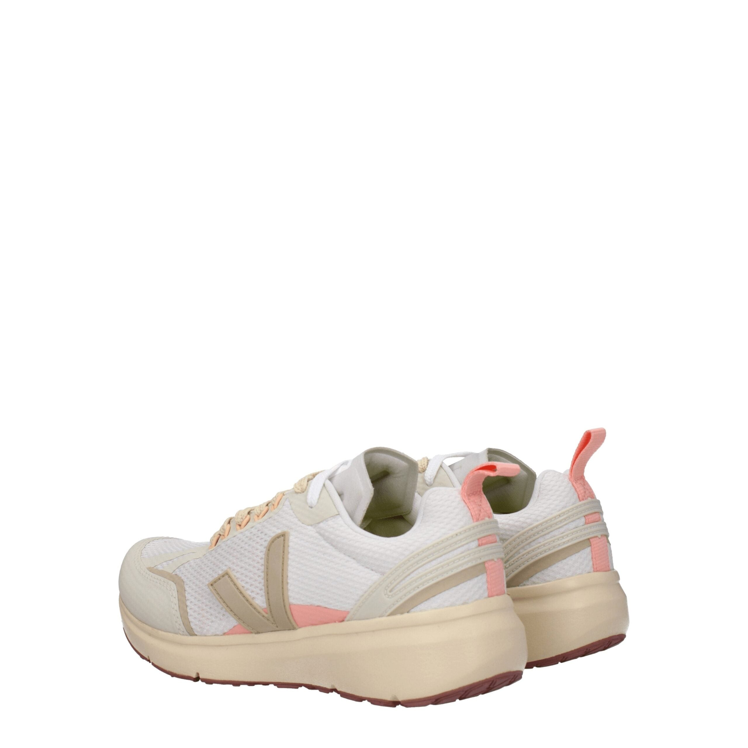 Beige Stoff-Sportschuhe