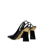 Black Leather Sandals