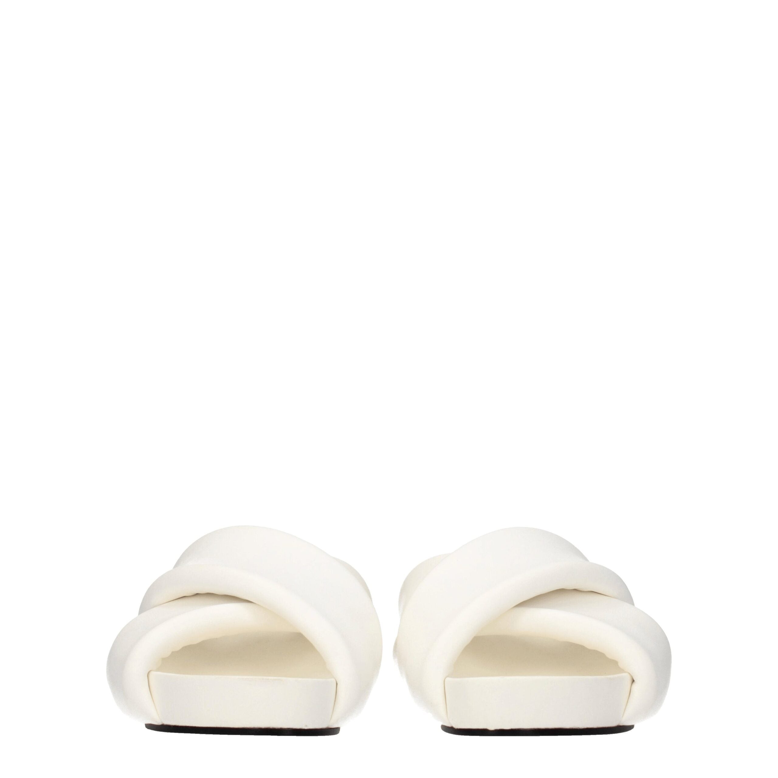 Pantofole in Pelle Bianca