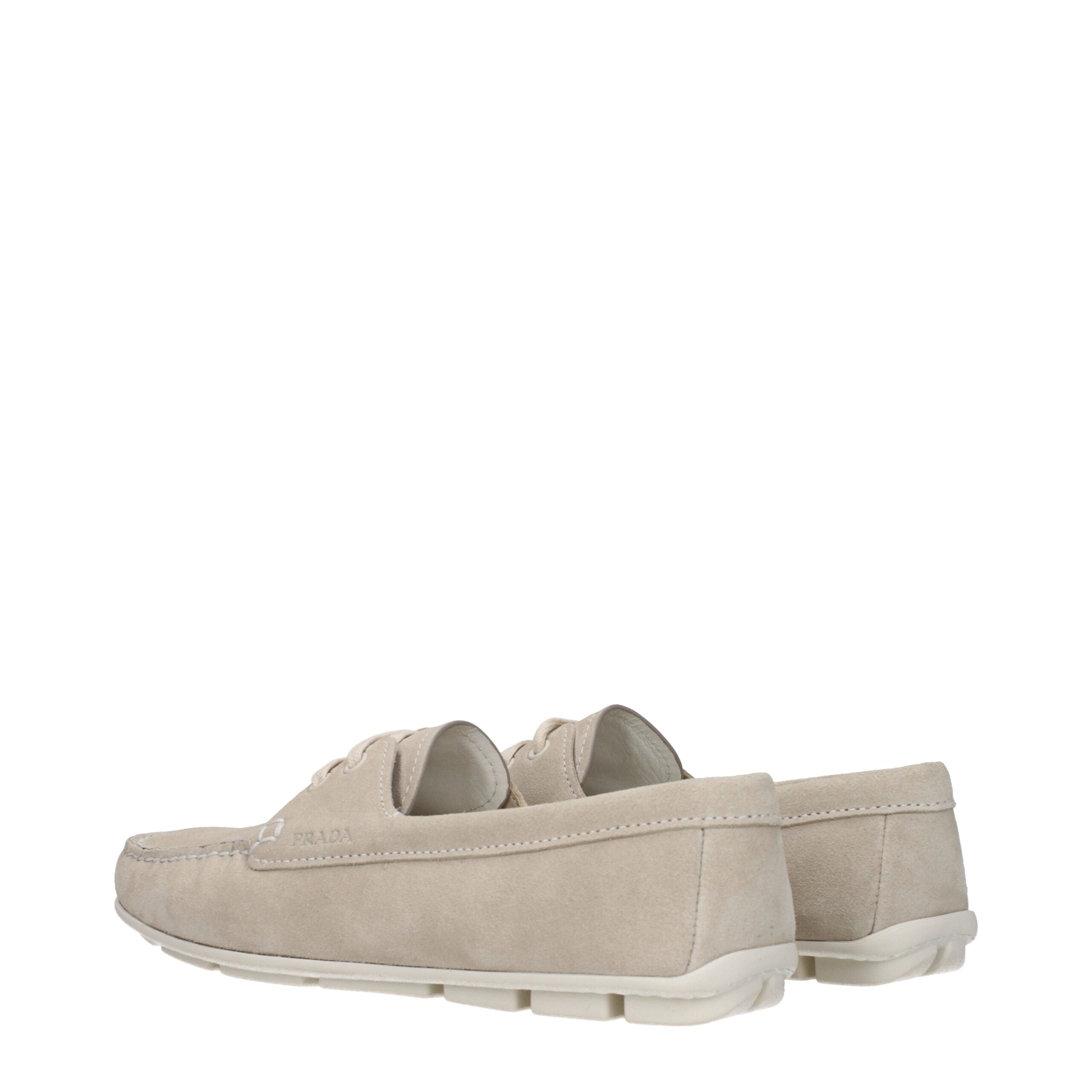 Slip-On Loafer aus grauem Leder