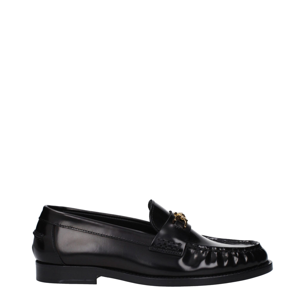 Mocassini slip-on in pelle nera