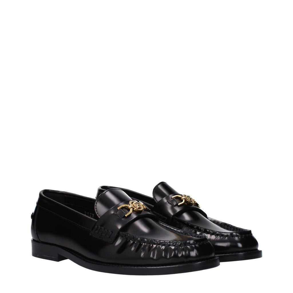 Mocassini slip-on in pelle nera