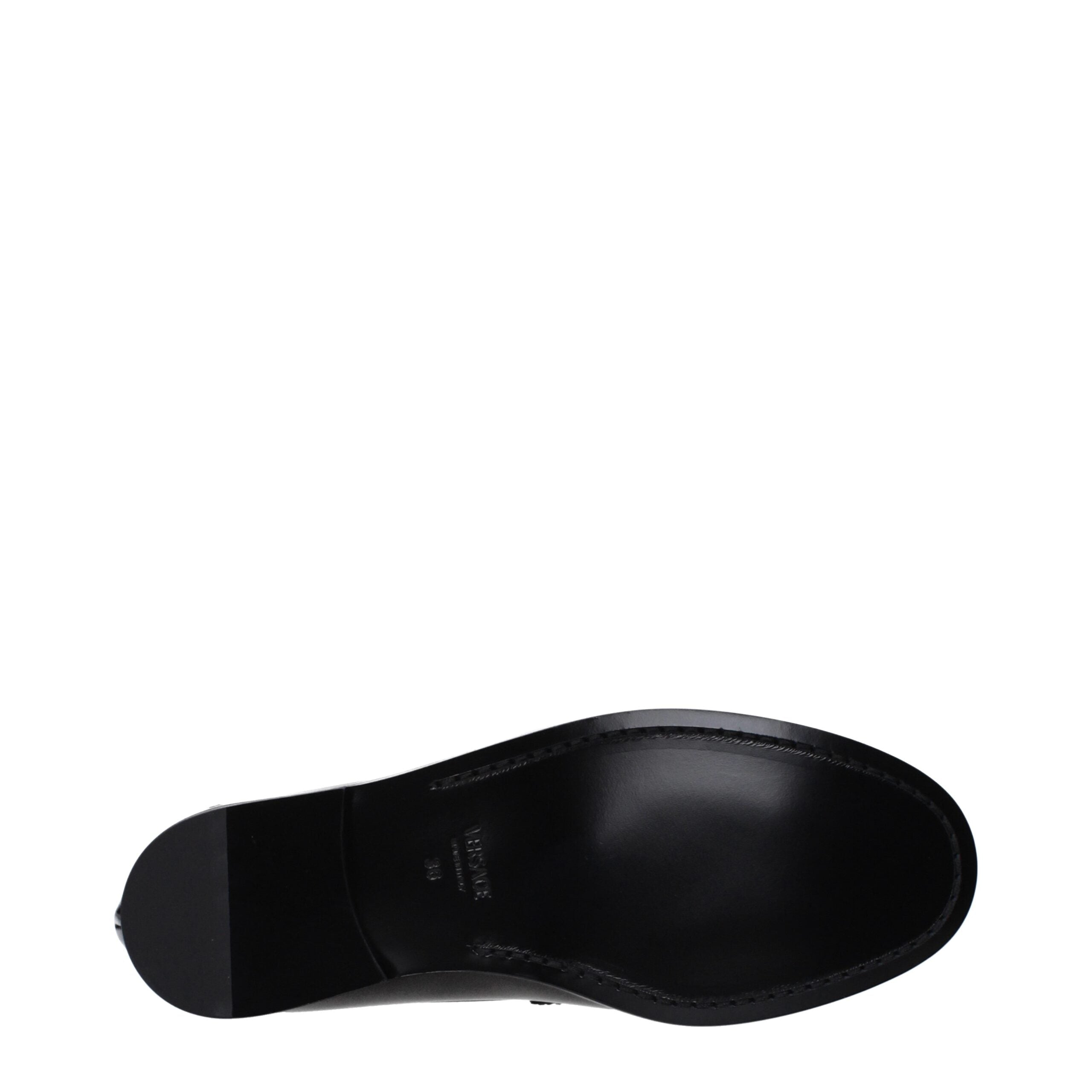 Mocassini slip-on in pelle nera