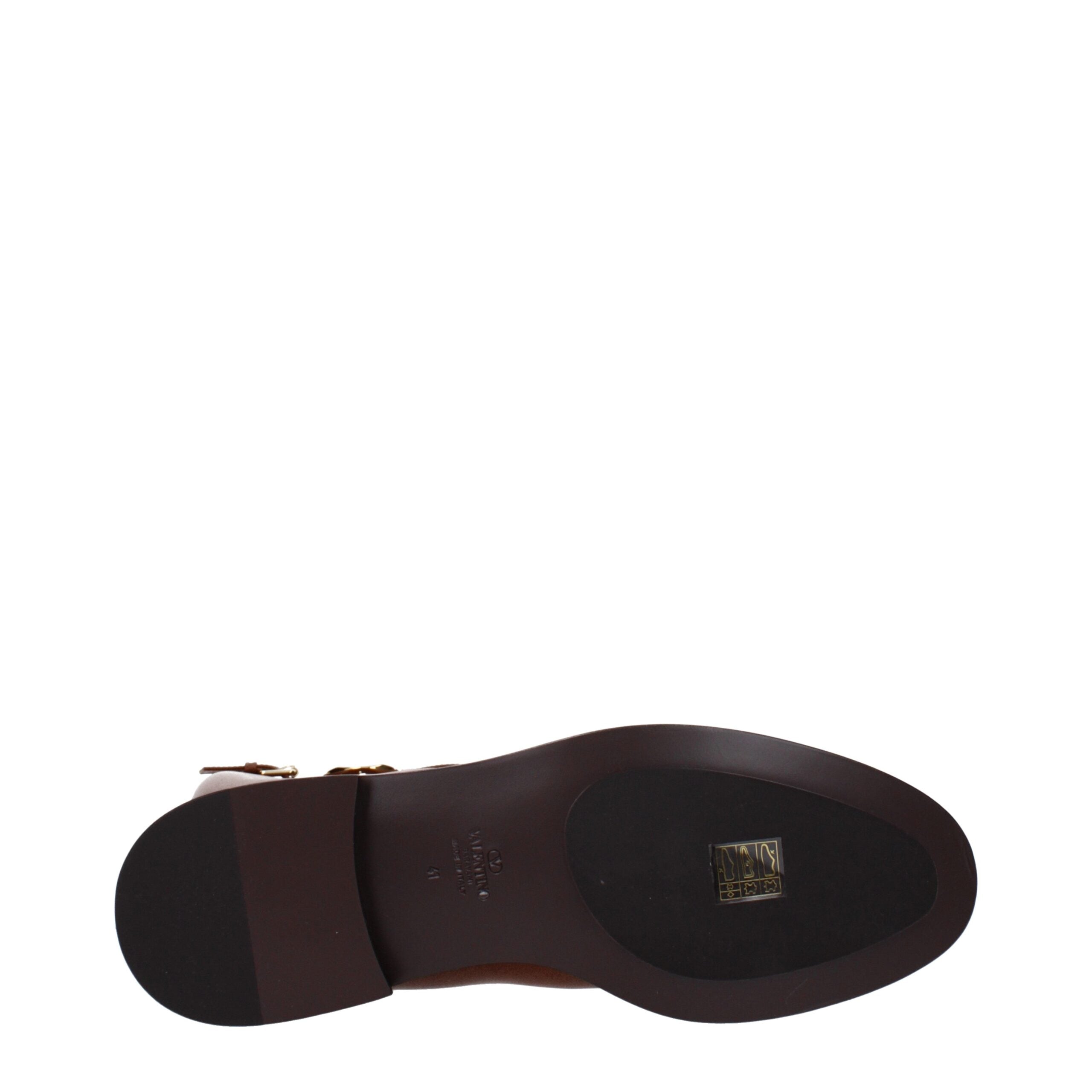 Stivali in pelle marrone