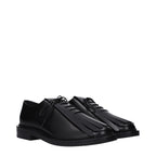 Black Leather Oxfords And Derbies