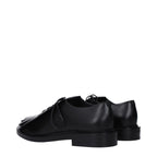 Black Leather Oxfords And Derbies