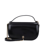 Borsa a mano in pelle nera