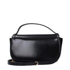 Borsa a mano in pelle nera