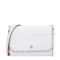 Clutchbag aus weißem Leder