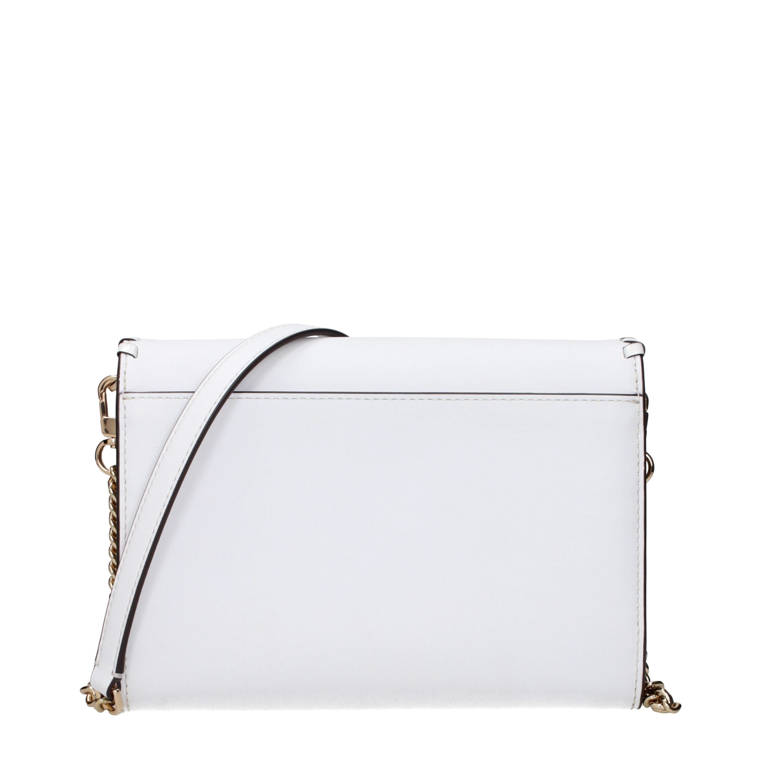 Clutchbag aus weißem Leder