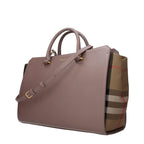 Handtasche aus grauem Leder