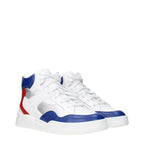 White Leather Athletic Sneakers