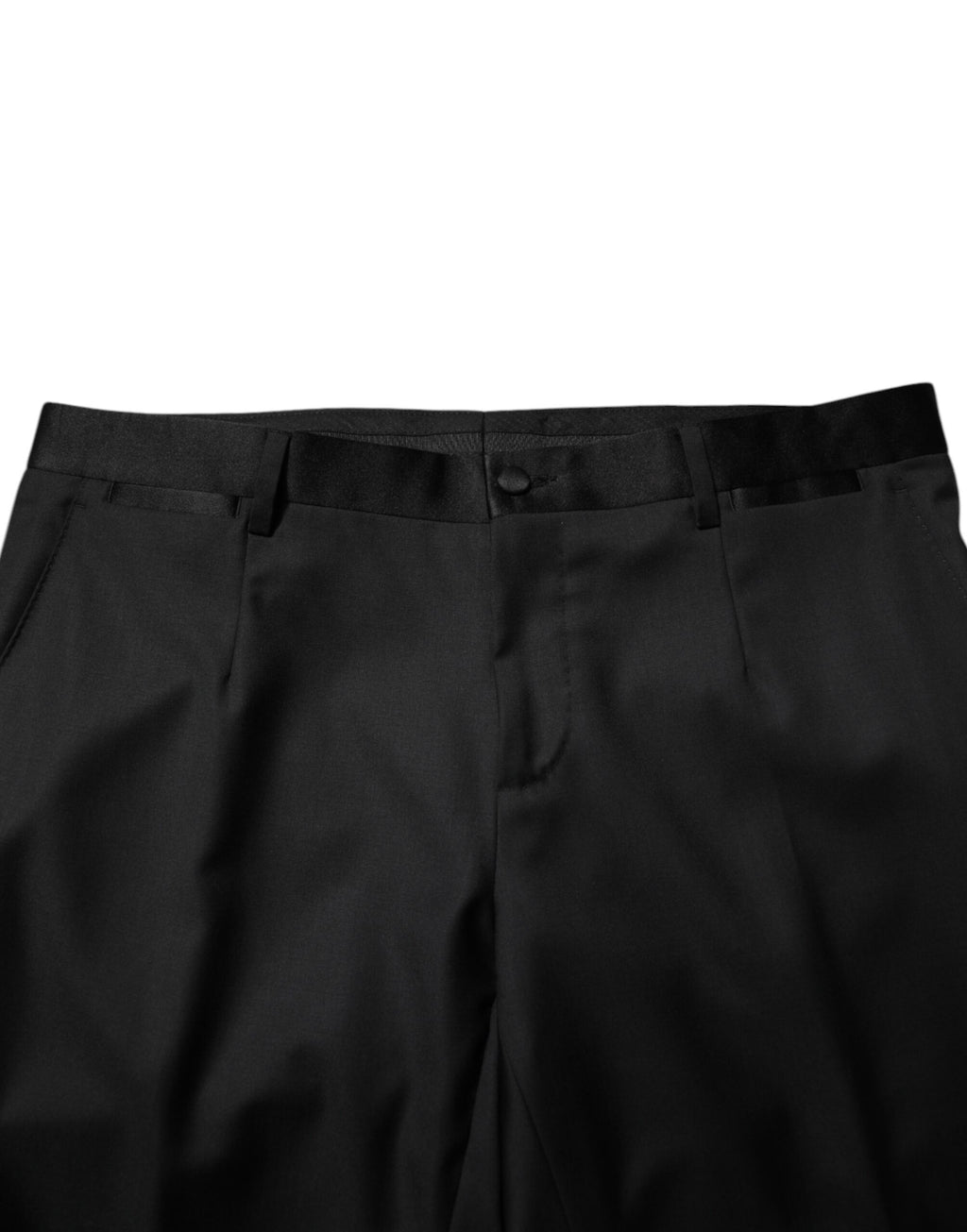 Completo da uomo monopetto due pezzi in lana nera