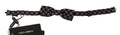 Braune Seide Tupfen Jacquard Herren Fliege Papillon
