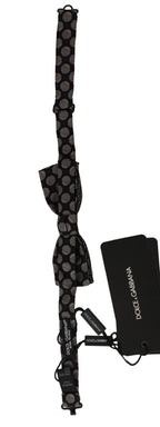 Braune Seide Tupfen Jacquard Herren Fliege Papillon