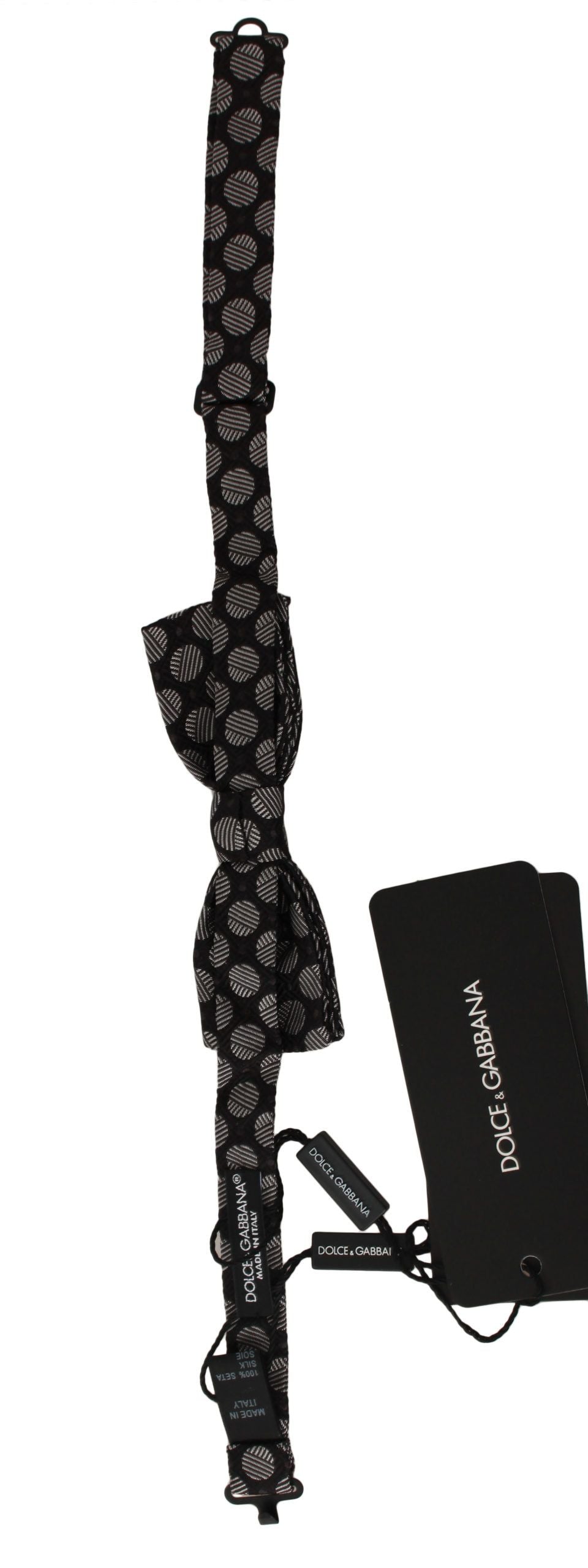 Braune Seide Tupfen Jacquard Herren Fliege Papillon