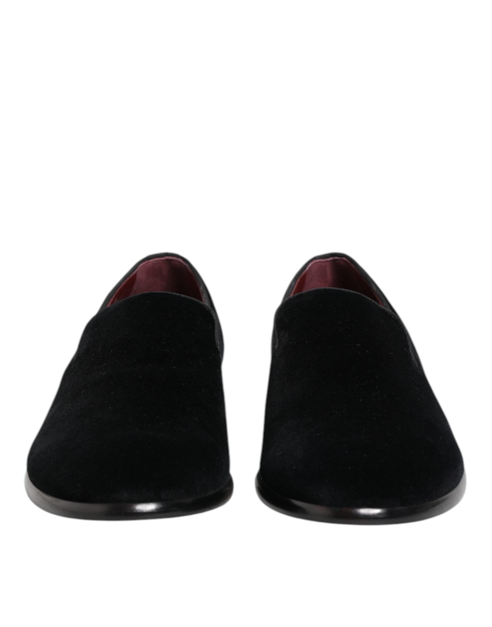 Mocassini in velluto nero Eleganti Scarpe da uomo
