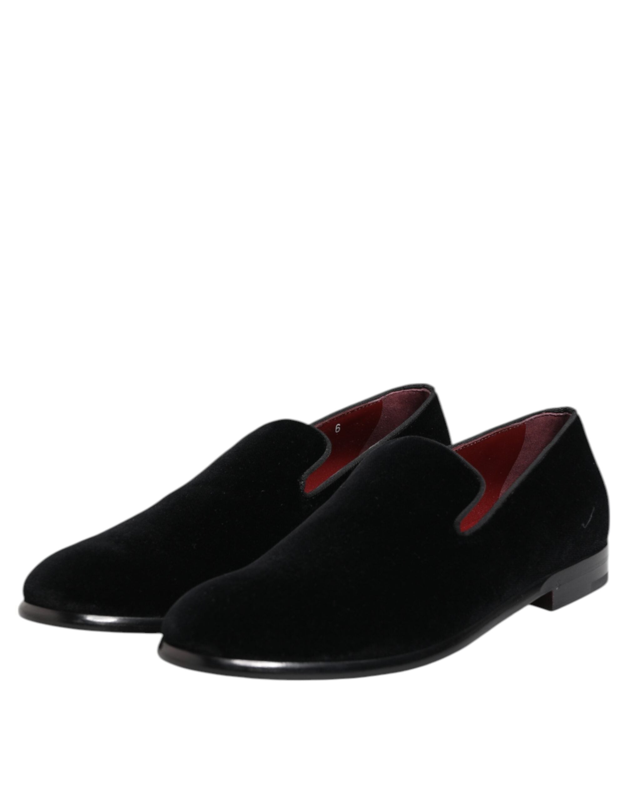 Mocassini in velluto nero Eleganti Scarpe da uomo