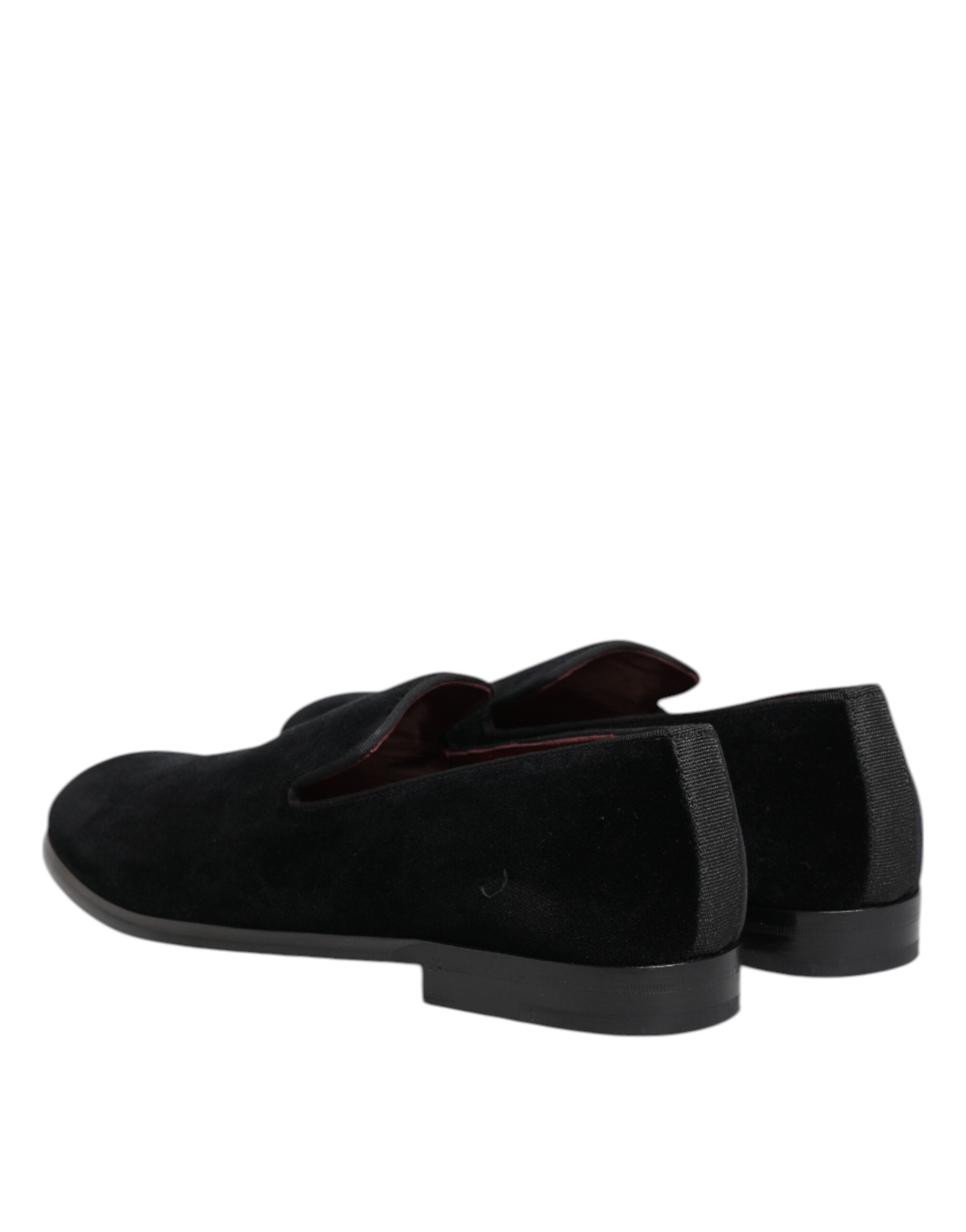 Mocassini in velluto nero Eleganti Scarpe da uomo