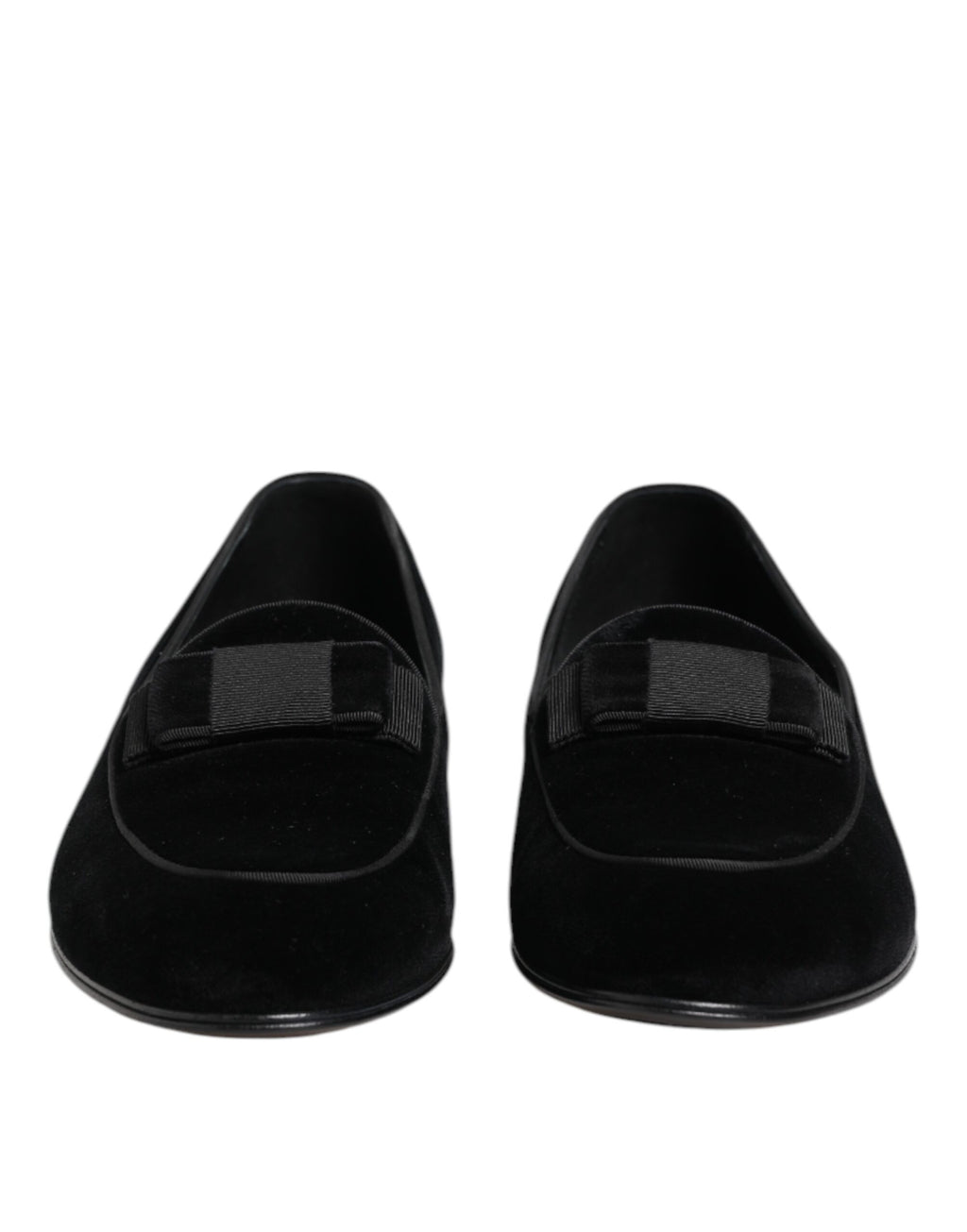 Schwarze Samt Loafer Formelle Herren Anzugschuhe