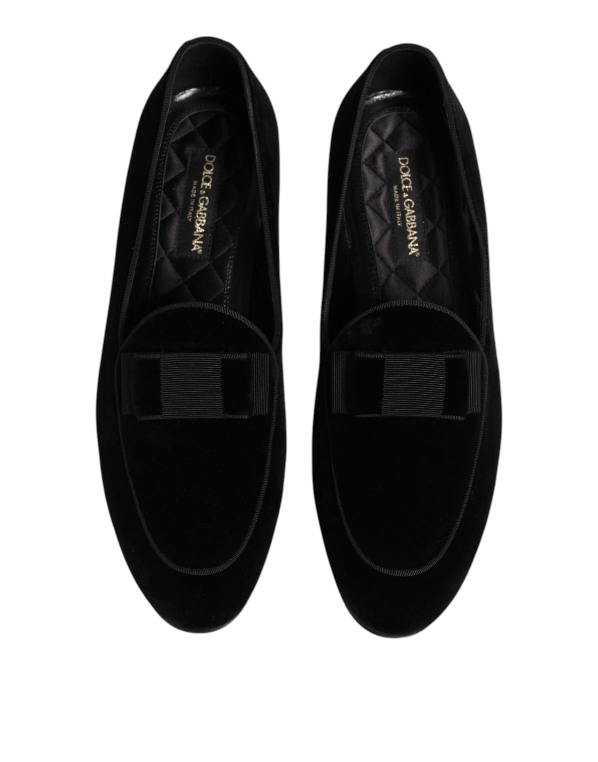 Black Velvet Loafers Formal Men's Dress Shoes