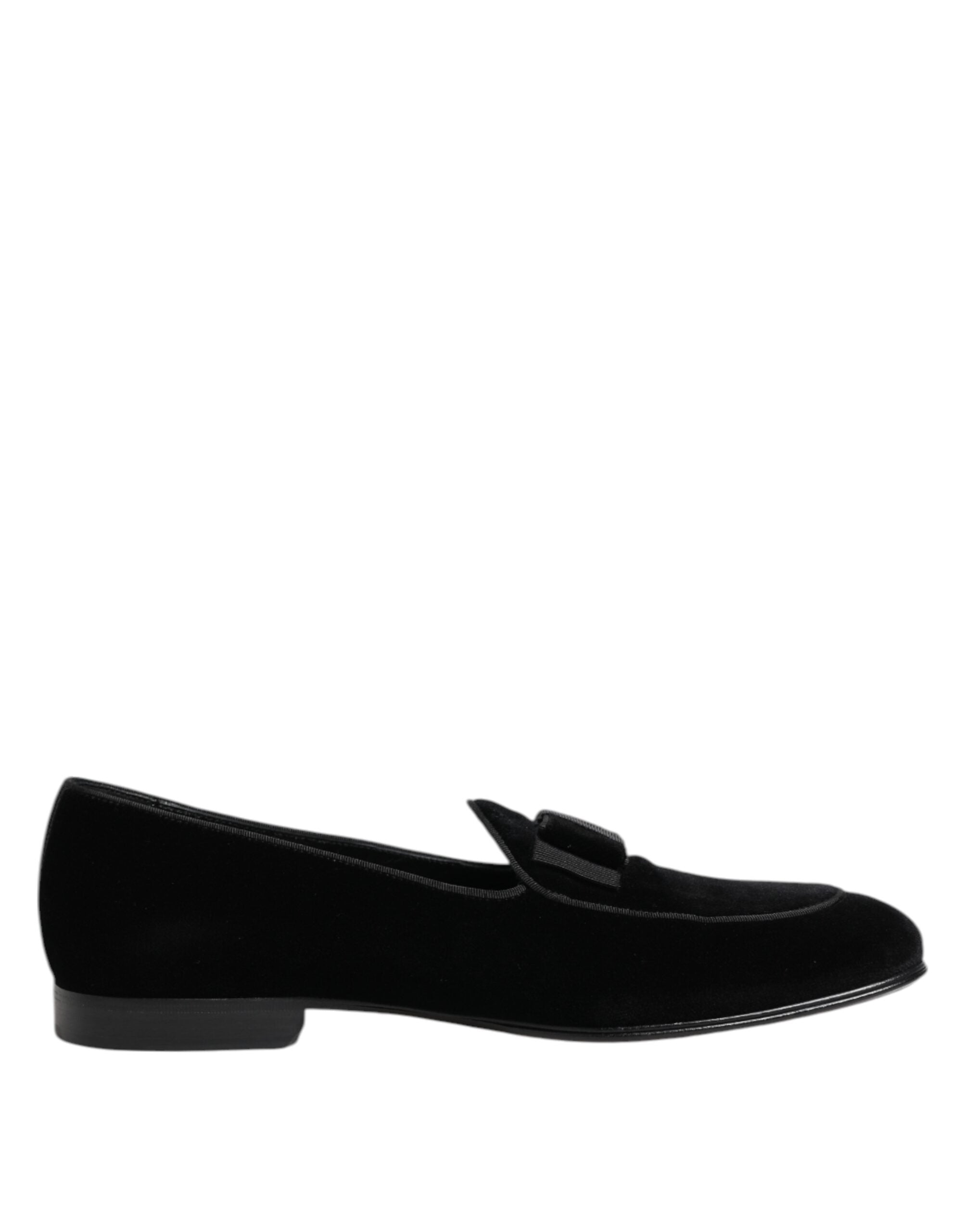 Schwarze Samt Loafer Formelle Herren Anzugschuhe