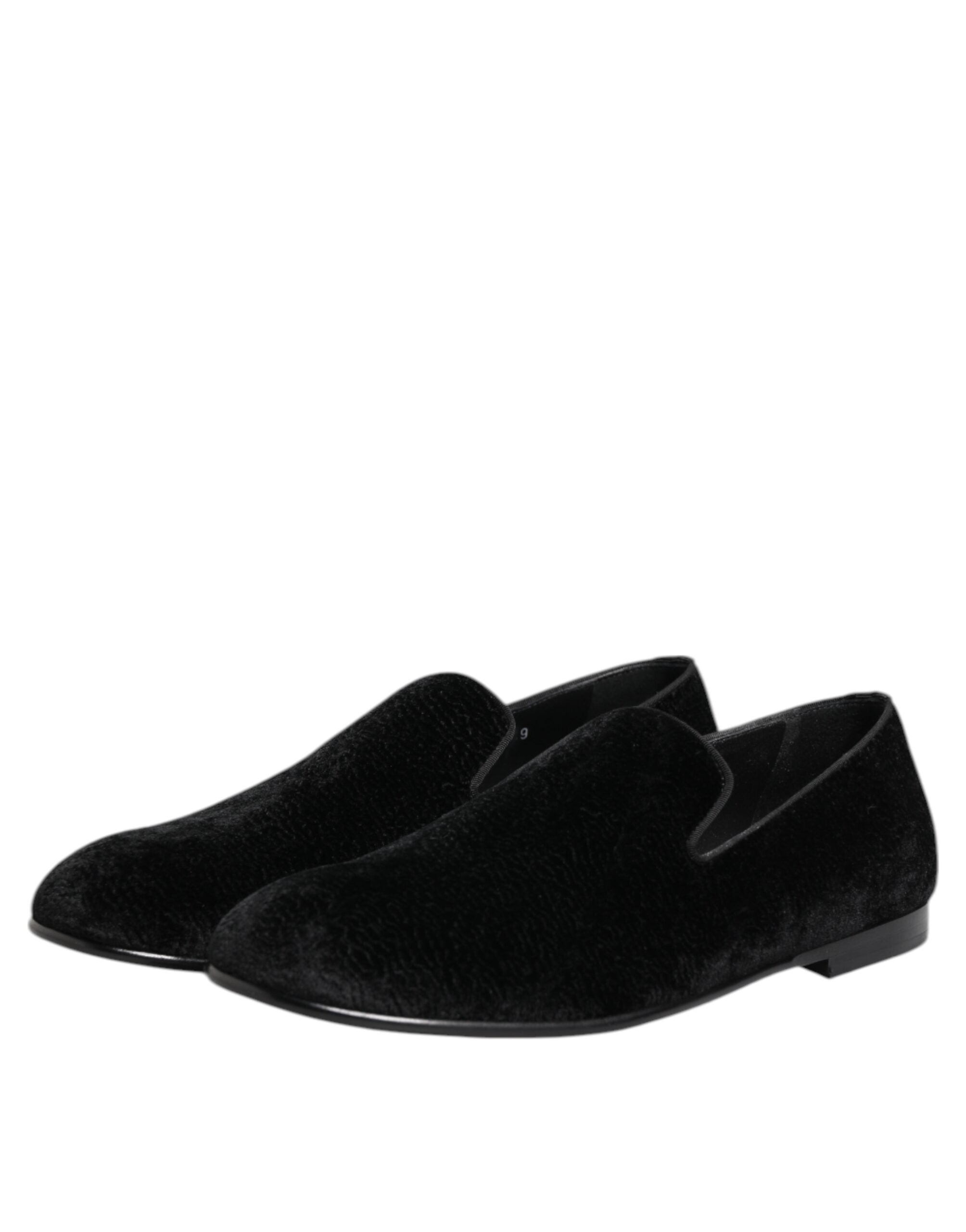 Mocassini da uomo eleganti neri jacquard