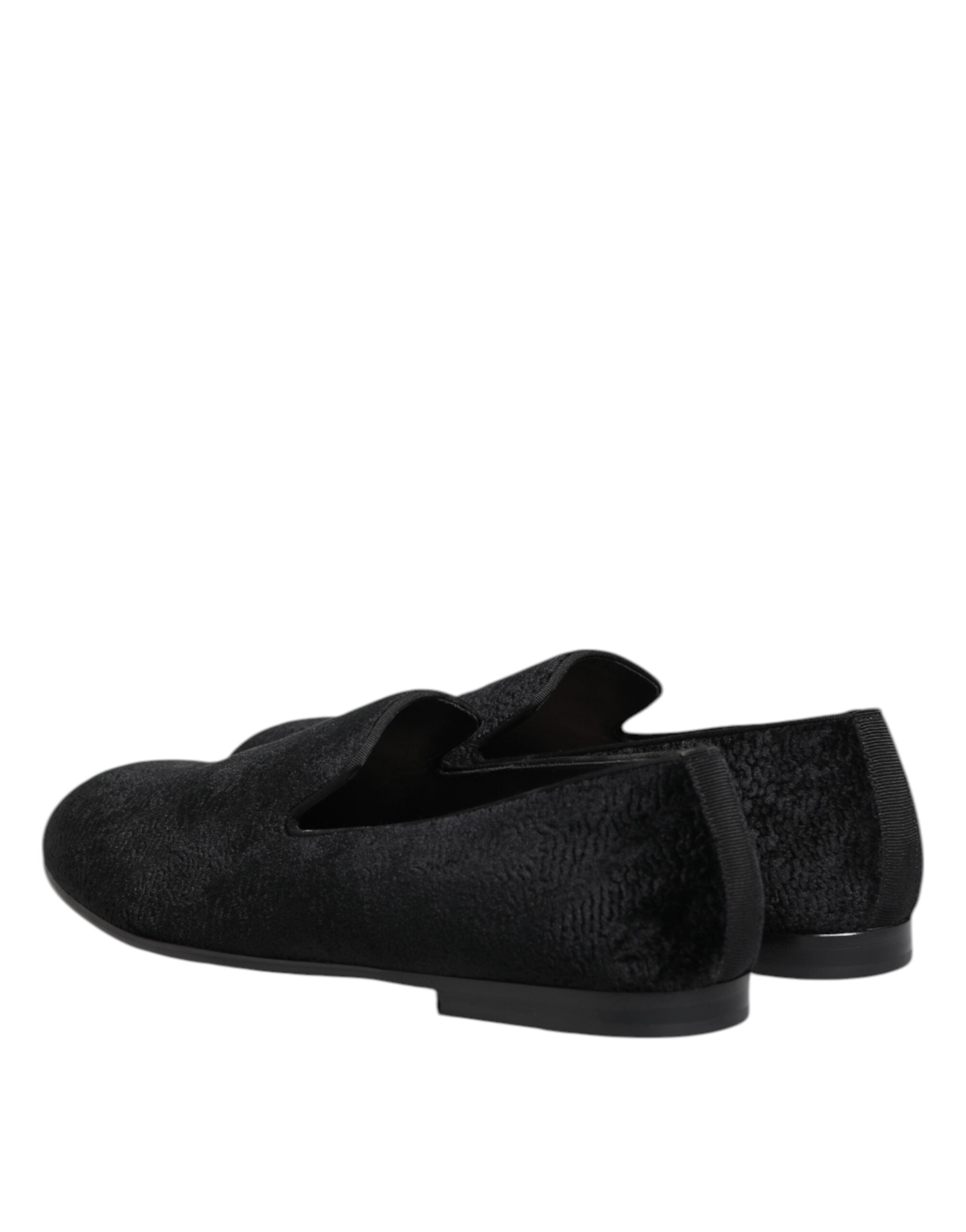 Mocassini da uomo eleganti neri jacquard