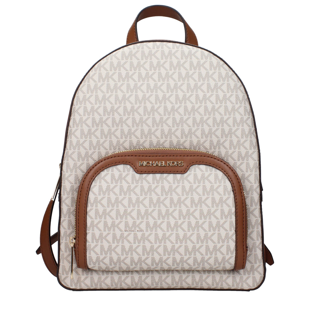 Rucksack aus beigem Stoff