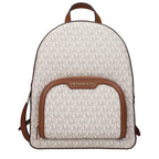 Rucksack aus beigem Stoff