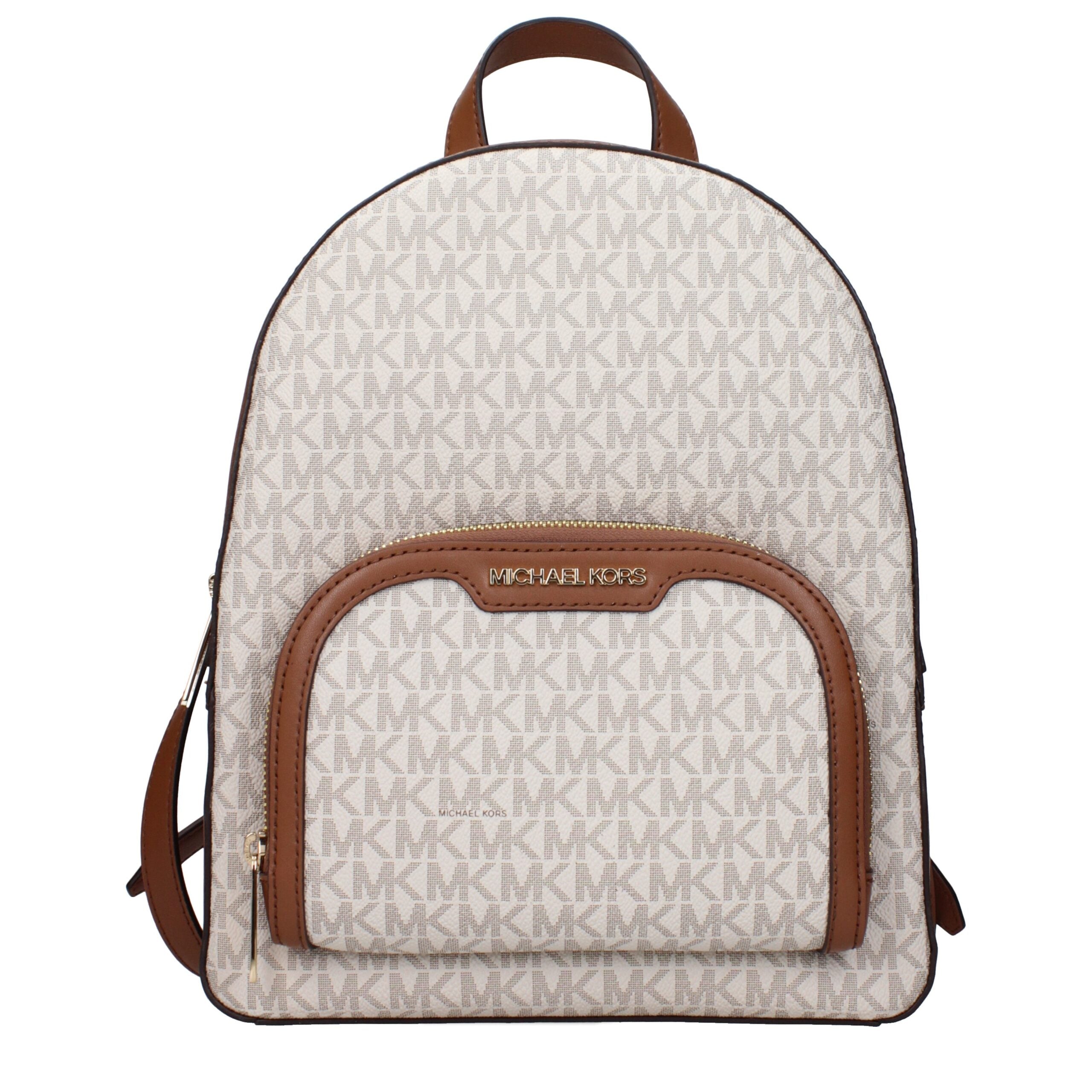Rucksack aus beigem Stoff