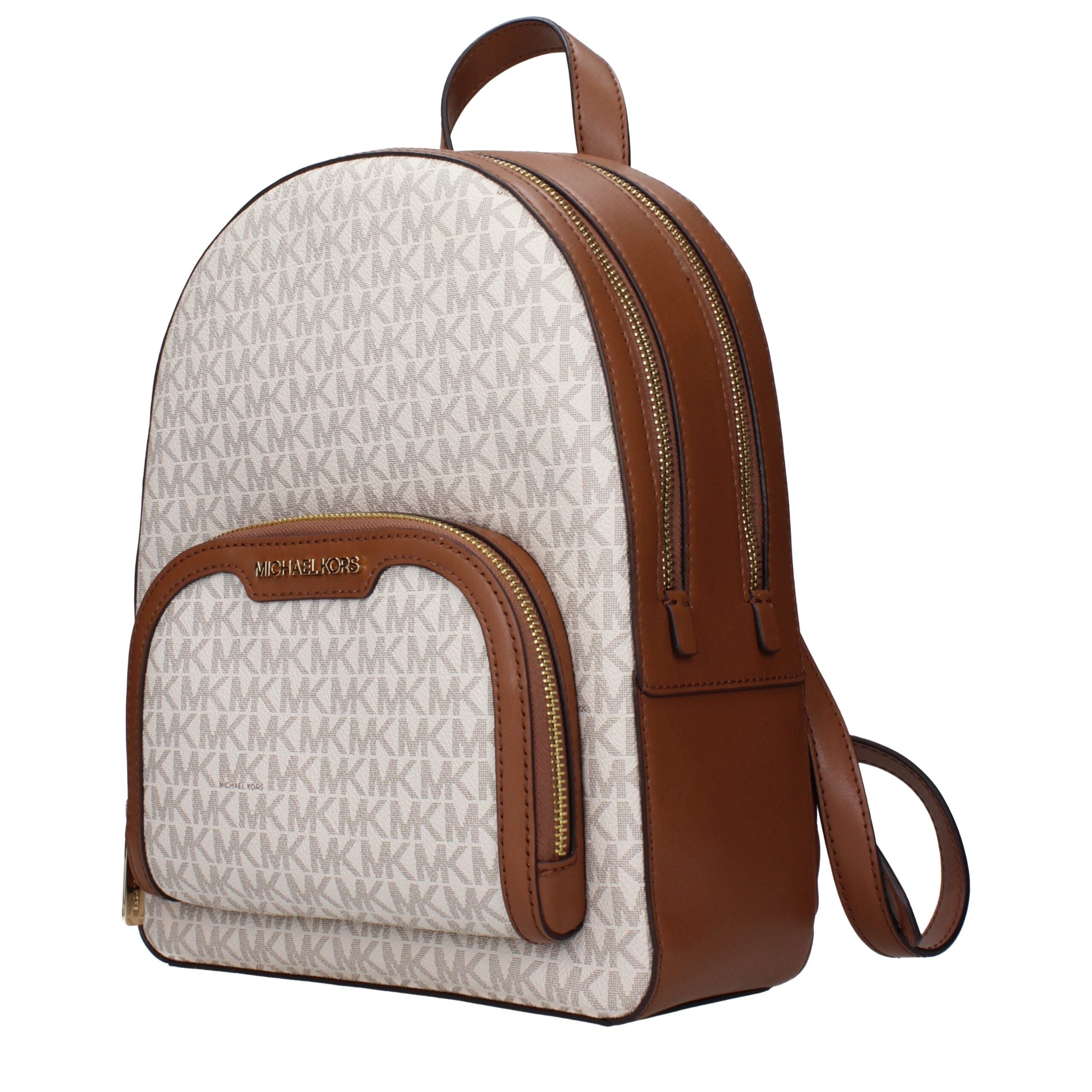 Rucksack aus beigem Stoff