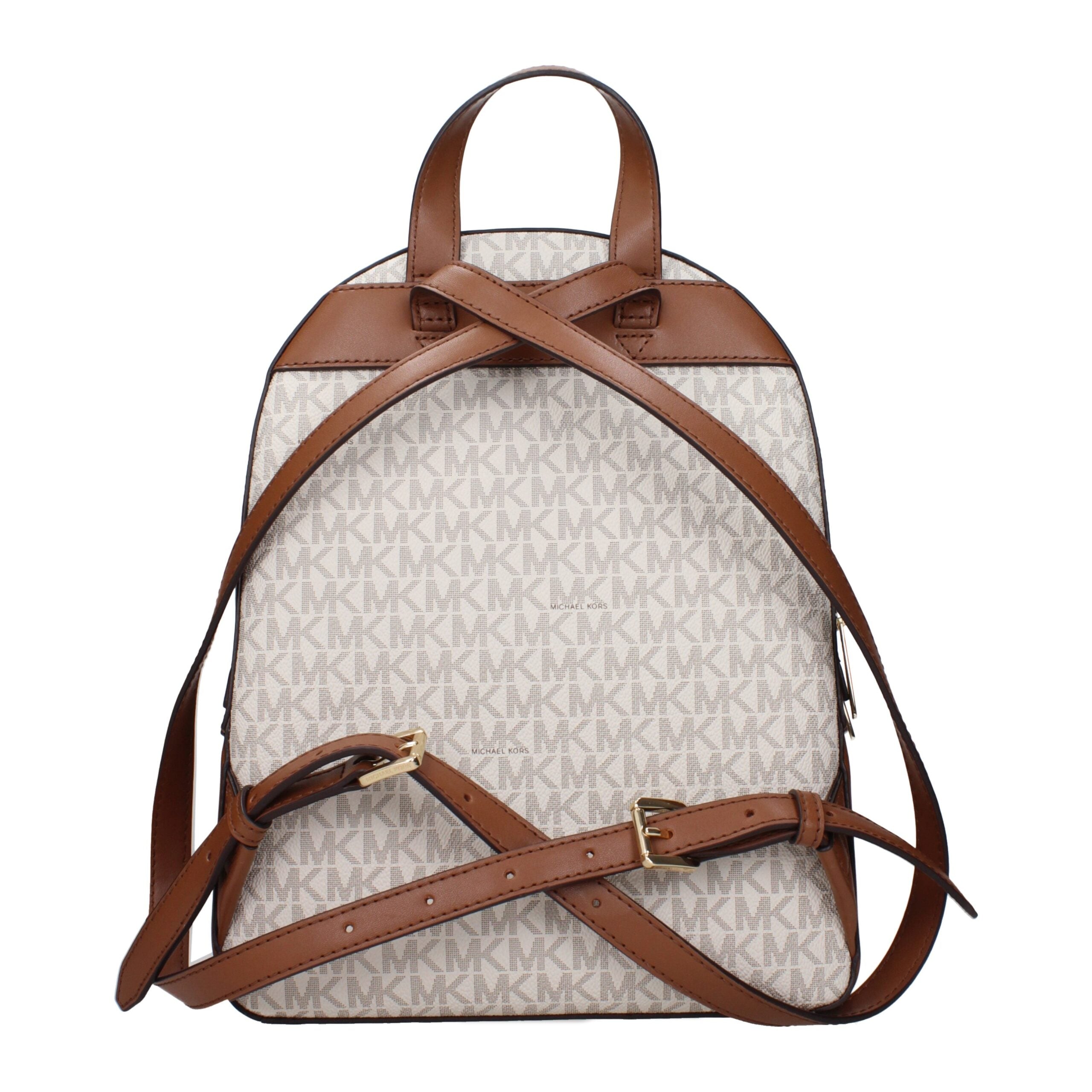 Rucksack aus beigem Stoff