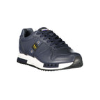 Blaue Polyurethan-Herren-Sneaker