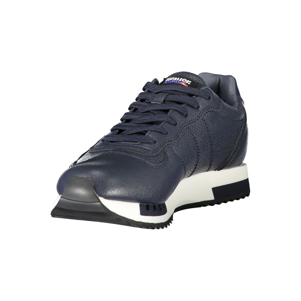 Blaue Polyurethan-Herren-Sneaker