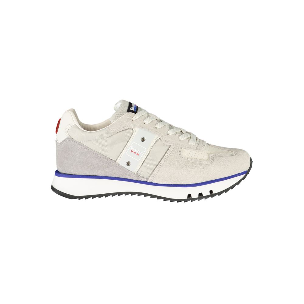 Grey Polyurethane Men's Sneaker